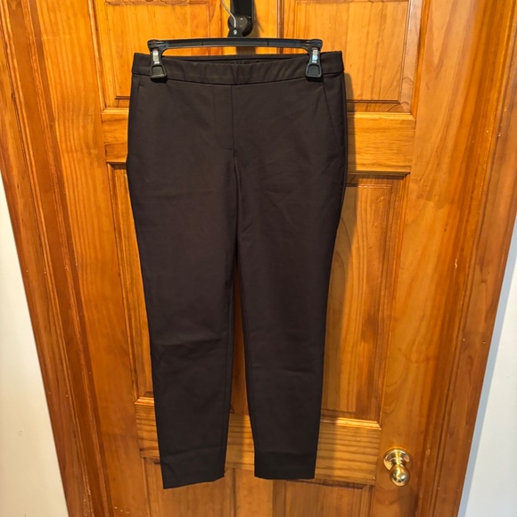 Theory Thaniel Approach Slim Fit Pull On Pants in Black Size 0 - Picture 2 of 6